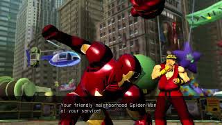 Spider- Man/Iron Man/Ryu Arcade Mode|ULTIMATE MARVEL VS. CAPCOM 3
