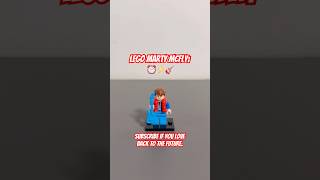 Lego Marty McFly: ⏰⚡️🎸 #lego #backtothefuture #martymcfly #michaeljfox #deloreantimemachine