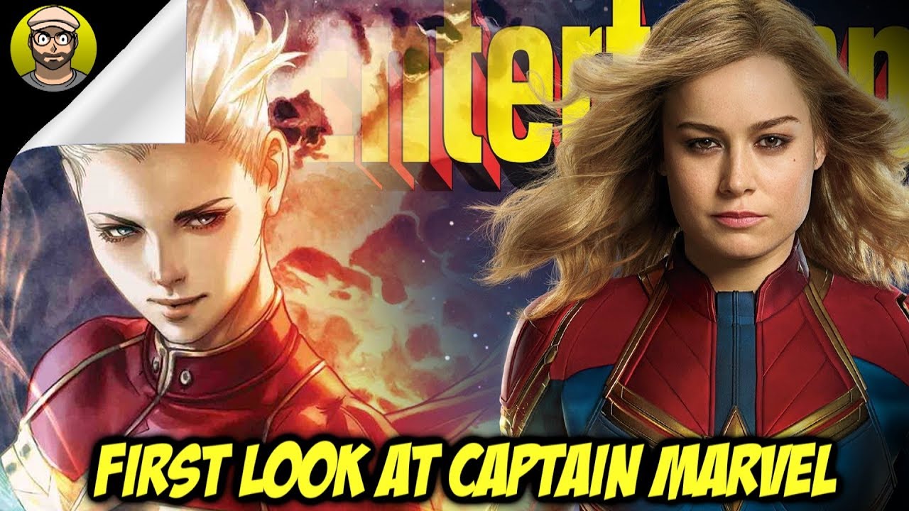 FIRST LOOK at Captain Marvel!!! - YouTube