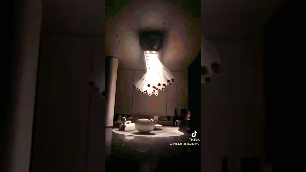 Kinetic energy mechanical lighting sculpture art installation