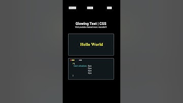 Glowing Text CSS: SECRET Technique for Stunning Text Effects (INSTANTLY!) | 2025 #cssshorts #css