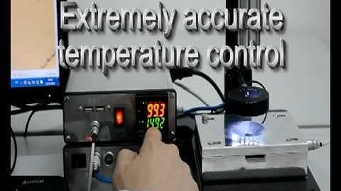 Microptik heating stage for Microscopy and Spectroscopy (MHS 400 promotion video)