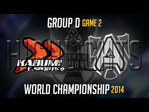 Kabum E Sports vs Alliance Game 2 S4 Worlds Highlights | LoL World Championship 2014 S4 KBM vs ALL