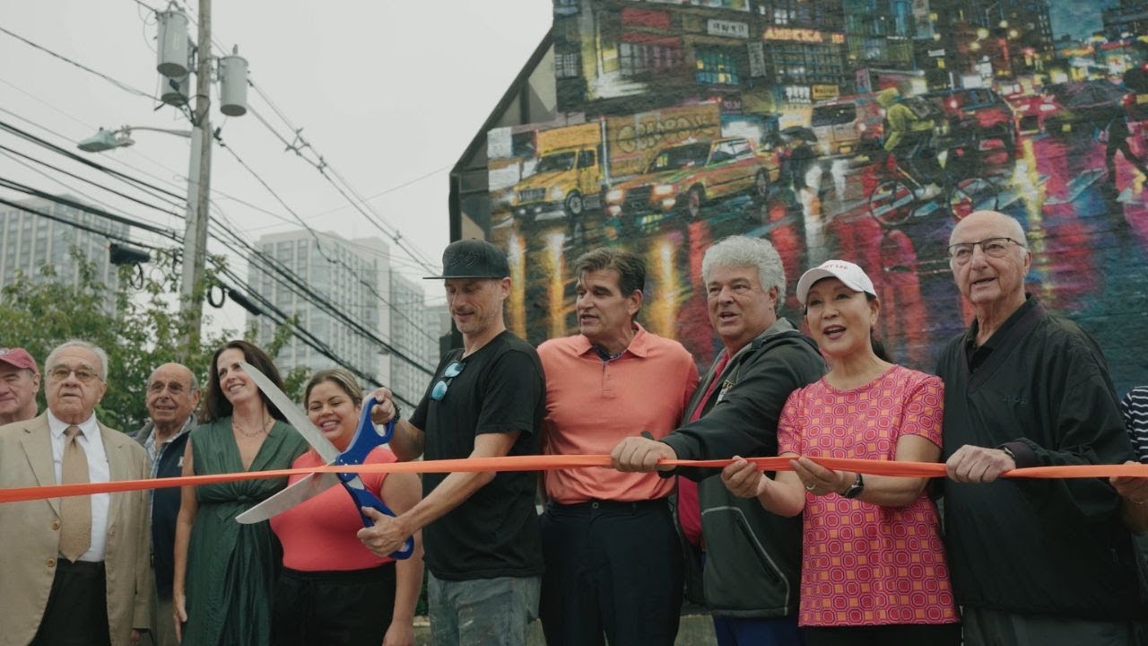Mural by Dan Kitchener Fort Lee, NJ YouTube