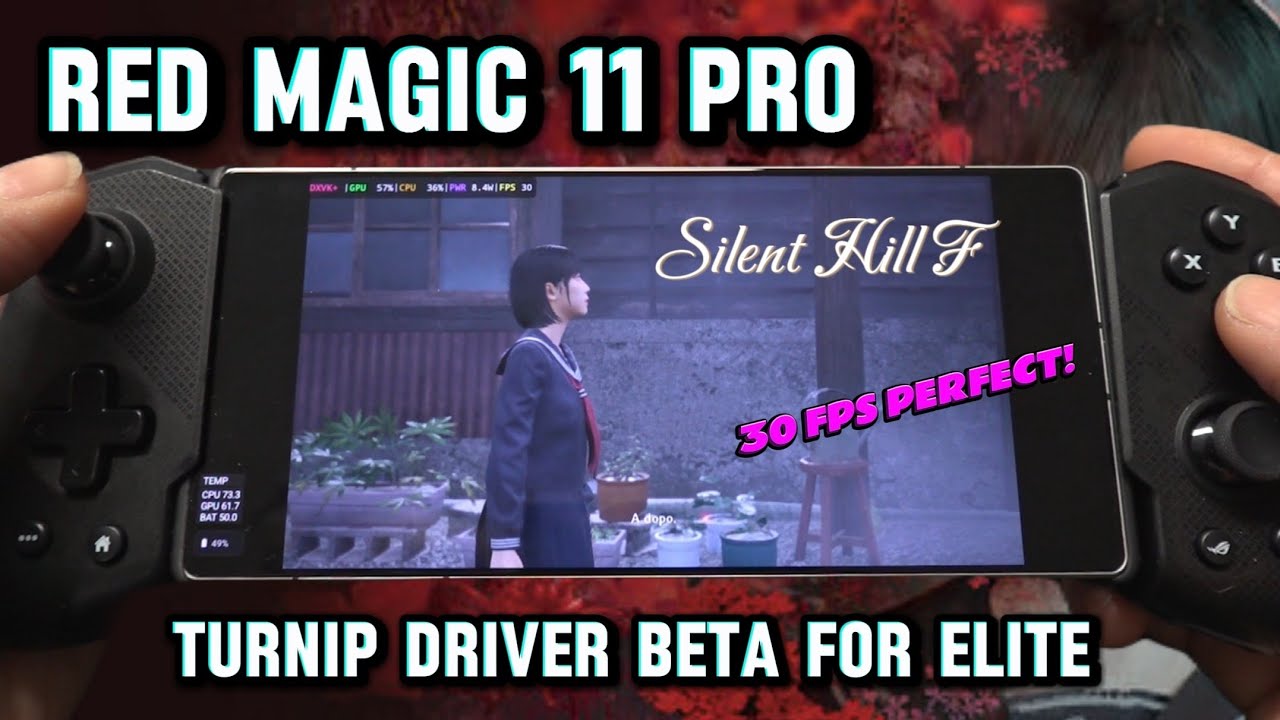 Silent Hill F - Red magic 11 pro - Turnip driver Elite Gen 5 - Gamehub 