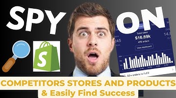 How To SPY On Your Competitors Shopify Store - Dropshipping Stores