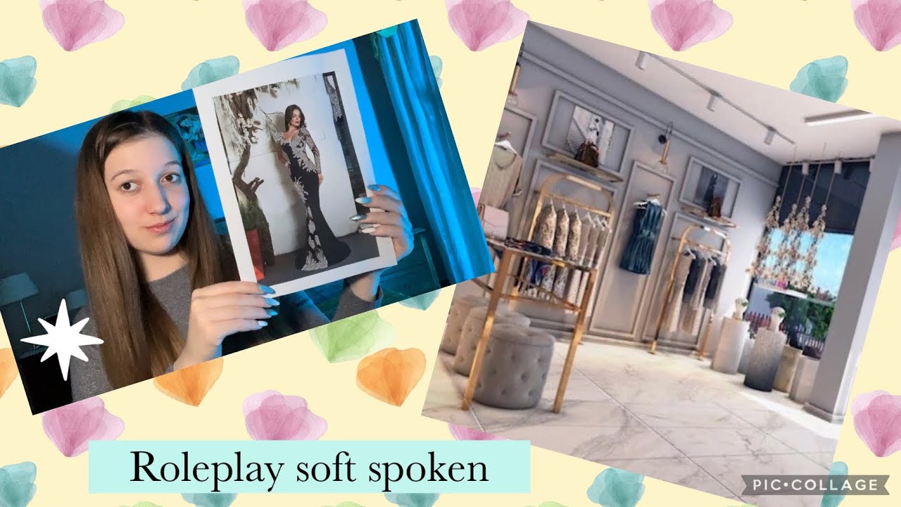 ROLEPLAY COMMESSA GENTILE SCEGLIE L’ABITO DA SERA /  ASMR ITA 👗 💚