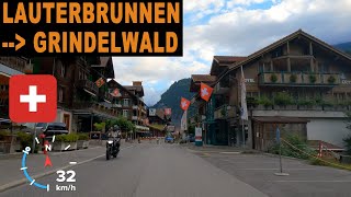 Most epic Road in Switzerland | Lauterbrunnen to Grindelwald | Tourism Video 4K | Swiss Alps