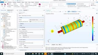 COMSOL5.6 Acoustics & Transmission Loss Study through Muffler without Internal Componentsشرح بالعربي