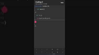PRINT ALPHABET WITH FOR LOOP || C LANGUAGE || #Shorts #Short
