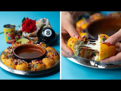 Beef Birria Cheese Stuffed Dough Balls Recipe