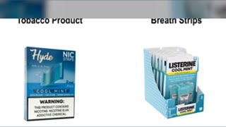 FDA warns of tobacco products that look like candy, cough drops, and breath strips