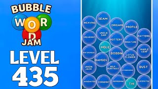 Bubble Word Jam Level 435 Full Walkthrough Solution