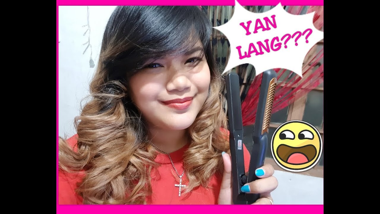 Paano magkulot ng buhok gamit ang pang plantsa ng buhok? | Tutorial