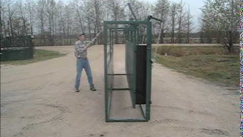 Adjustable Cattle Alley | Cattle Equipment | Demo