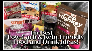 THE BEST LOW CARB & KETO-FRIENDLY ITEMS | SMART BAKING CO | HIGHKEY | SKINNIES COCKTAIL MIXERS🥂