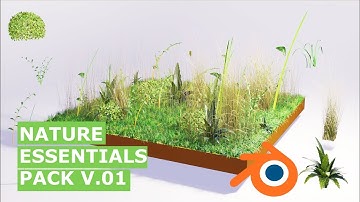 part 1 -  nature essentials in blender 2.8  how to model plants free course
