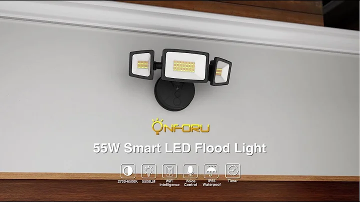 Onforu 50W Smart LED WiFi Flood Light  BD75