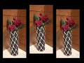 Newspaper Flower Vase DIY I Newspaper Craft l Making Flower vase l Flower pot | Cardboard role| Vase