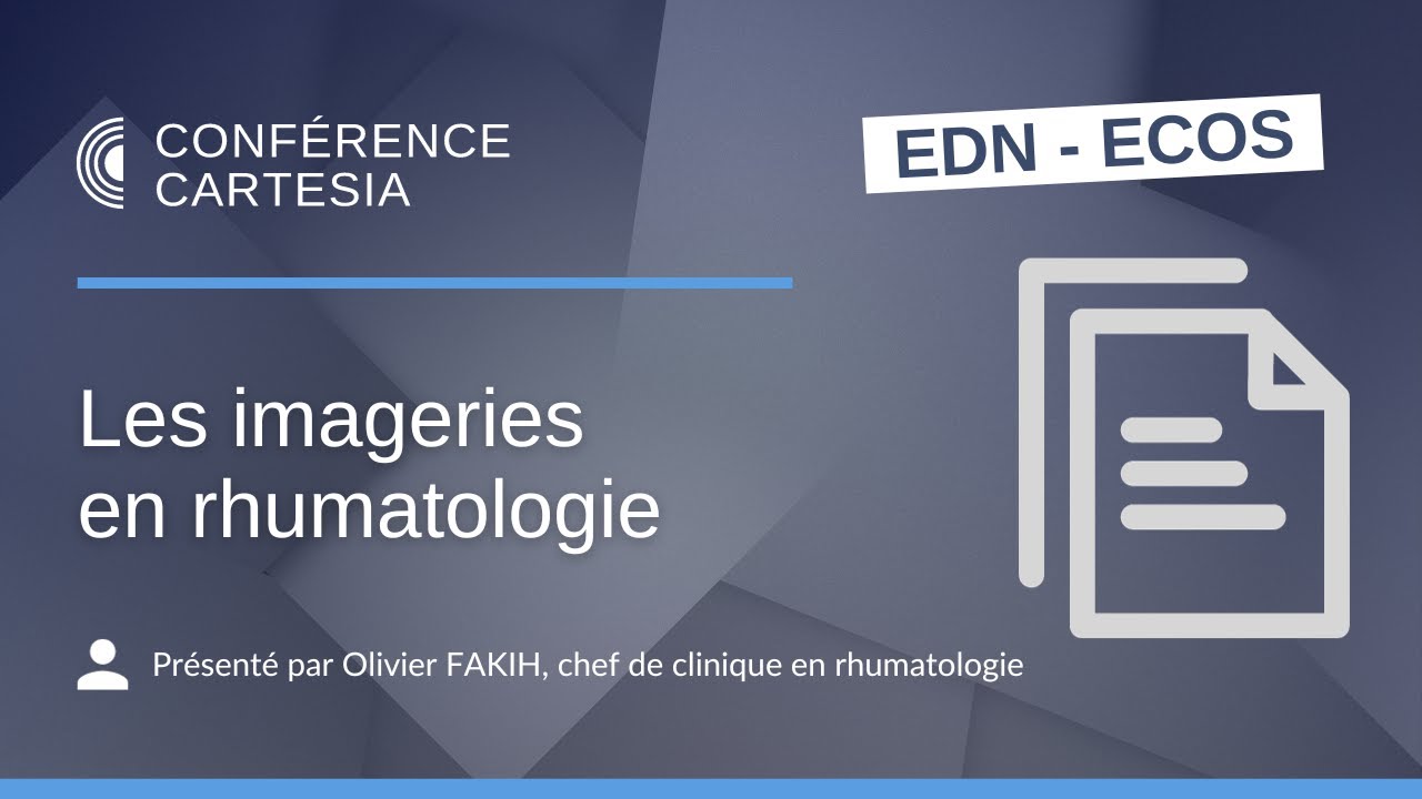 ECNi   Les imageries en rhumatologie