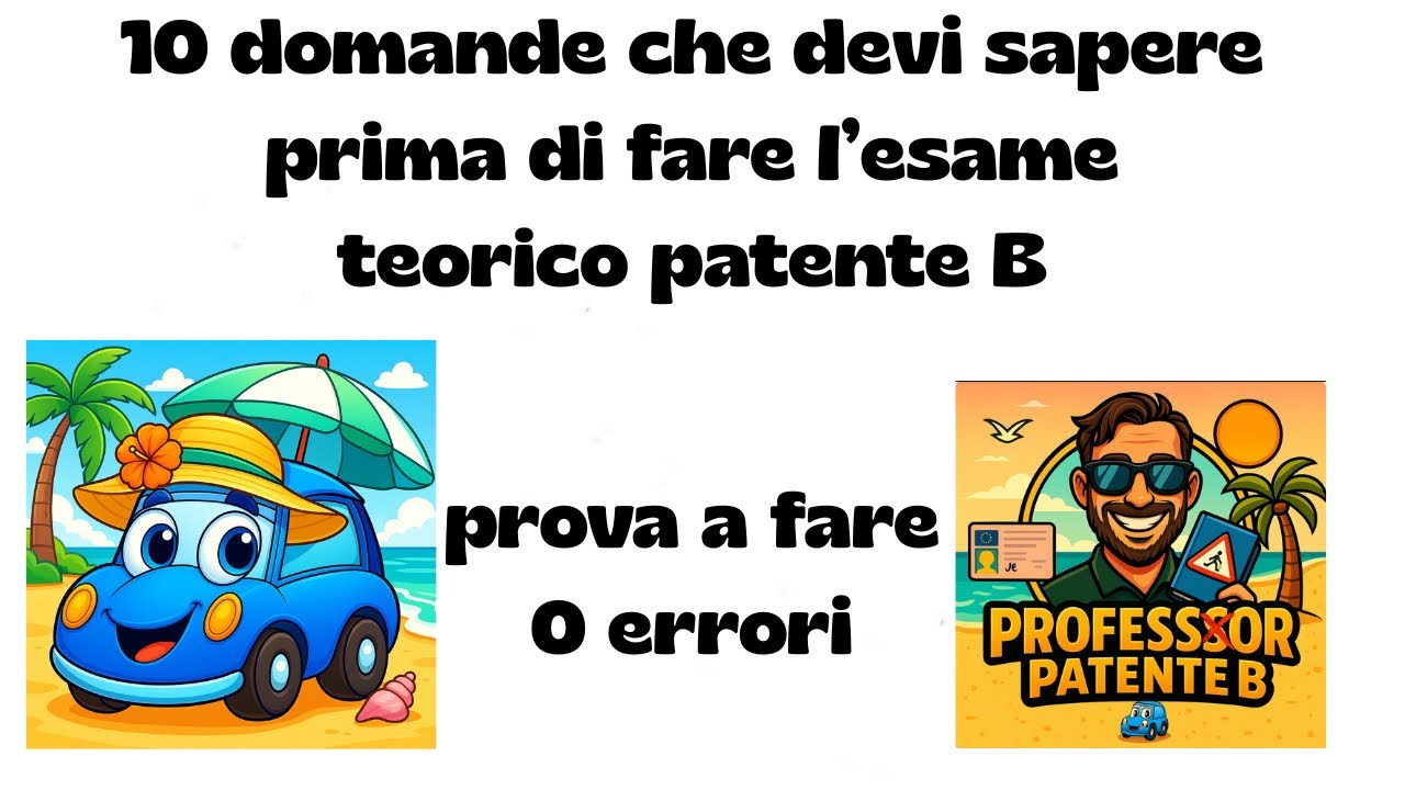 10 domande che devi sapere prima di fare l’esame teorico patente B