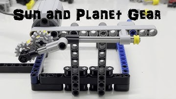 Sun and Planet Gear | Lego Technic | Satisfactory Mechanical Principles