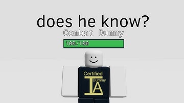 hello combat dummy from item asylum