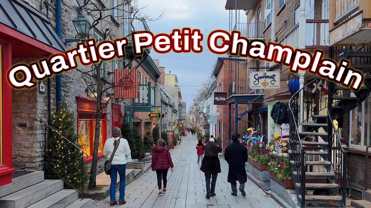Quartier Petit Champlain - La surprise de militaires