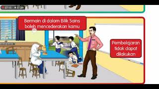 Tahun 1 / Sains Bil 4 / Bab 2: Peraturan Bilik Sains / Buku Teks KSSR Semakan / ms 11 - 16