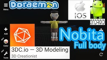 3DC.io Doraemon Nobita Full Body 3d Modelling Android/Ios