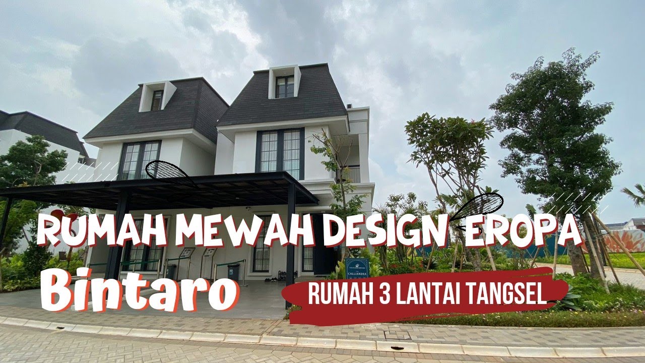 Rumah Mewah Design  Eropa Paling Laris Di Tangerang Selatan  ‼️ Citra Garden Bintaro