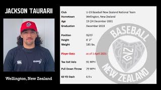 Jackson Taurarii, Class of 2020 (6'2", SS/CF, 6.9s 60yd, U-23 Baseball New Zealand National Team) screenshot 5