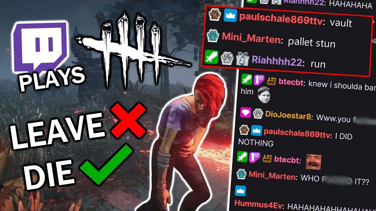Can Twitch Chat ESCAPE in Dead By Daylight?
