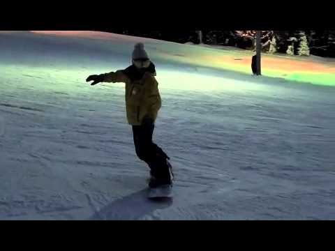 スノーボードのフロントサイド横滑り Youtube