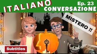 🇮🇹 Halloween Night 🎃 | LEARN ITALIAN through Easy Stories (A1–A2)