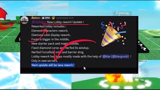 NEW UPDATE SHOWCASE! Elemental Magic Arena (ROBLOX)