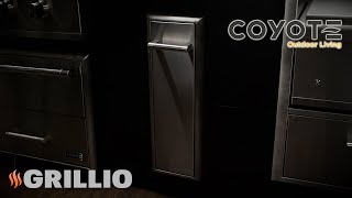 Organize Your Outdoor Cooking: Coyote 9” Stainless Steel Spice Rack | Shop Grillio.com