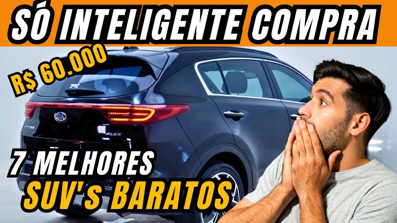🥇​7 SUVs até R$ 60 MIL SUV's USADOS BONS e BARATOS para COMPRAR em SETEMBRO de 2025! 