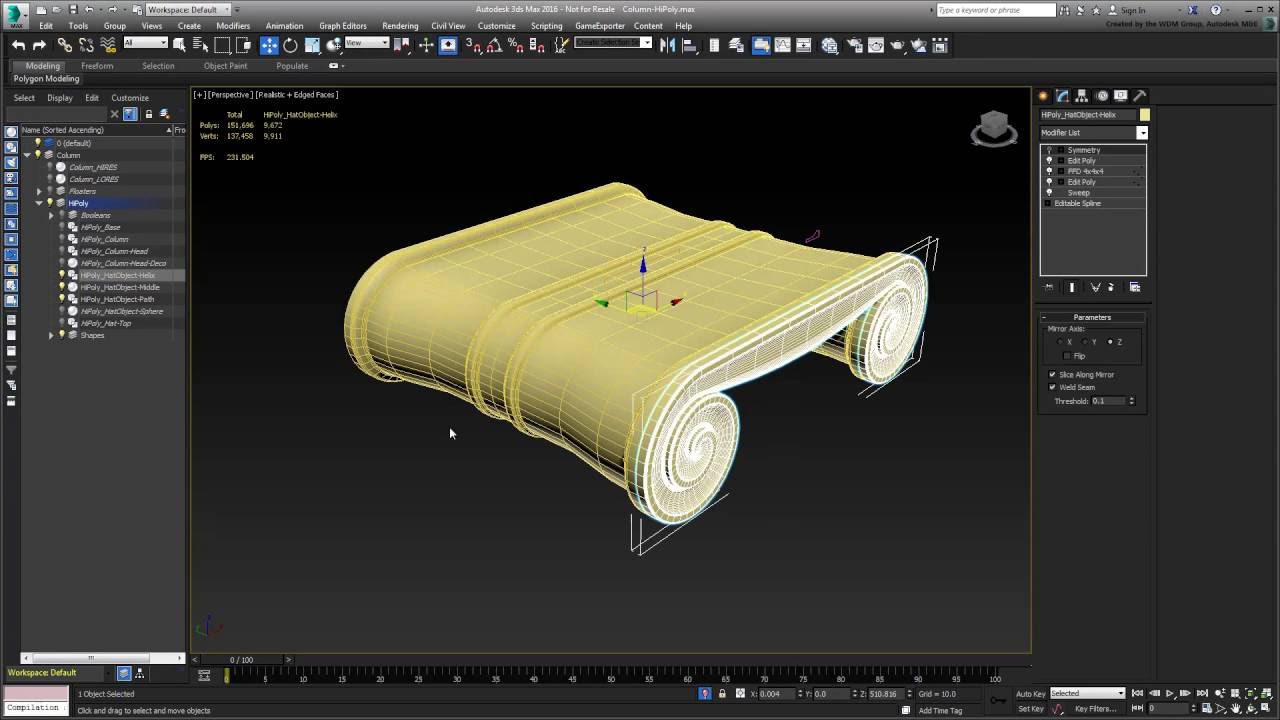 Using Normal Maps in 3ds  Max  Part 2 High  Poly Models  