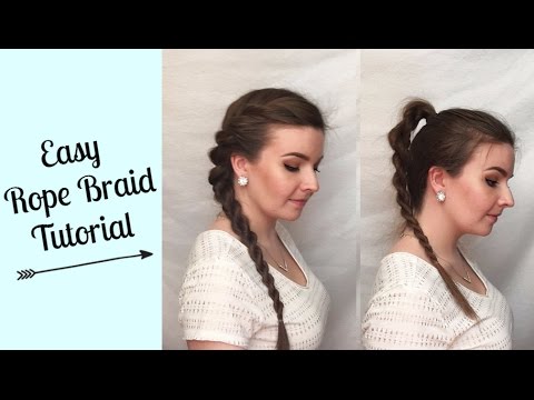 Easy Rope Braid Tutorial - YouTube