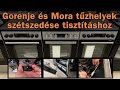 Gorenje és Mora tűzhelyek szétszedése tisztításhoz