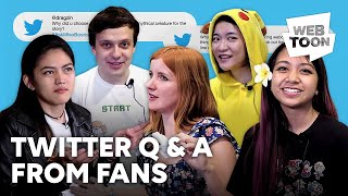 WEBTOON Creators Answer Twitter Questions from Fans | WEBTOON screenshot 2