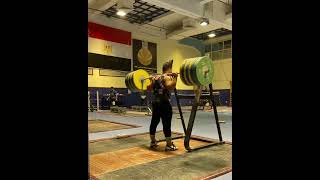 260 KG / 573 LBS Squat Ahmed Sayed Egypt Weightlifting #shorts