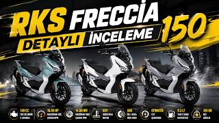 RKS Freccia 150 Detaylı İnceleme | Güçlü ve Şık Maxi Scooter 🛵