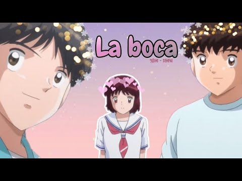 Tsubasa, misaki y sanae- la boca