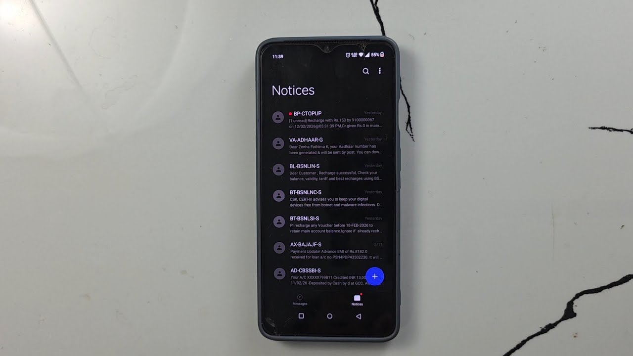 how to mark messages unread on android