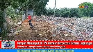 Tumpukan Sampah Hingga Kejalan Di TPA Alamkari #viral