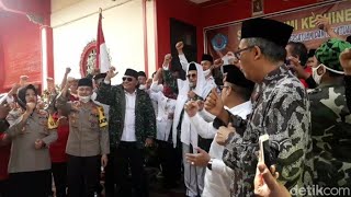 Habib Luthfi (Anggota Dewan Pertimbangan Presiden) Silaturahmi Kebangsaan ke Gereja di Brebes