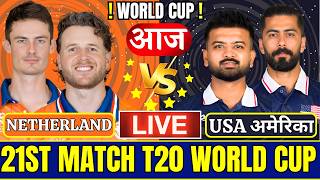 🔴Live: USA vs NED, Live Cricket Match Today, USA vs Netherlands 20th T20 World Cup Live Match Today screenshot 2