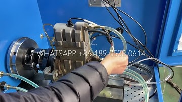 Common rail test bench - HEUP Caterpillar CAT C7 C9 pump testing